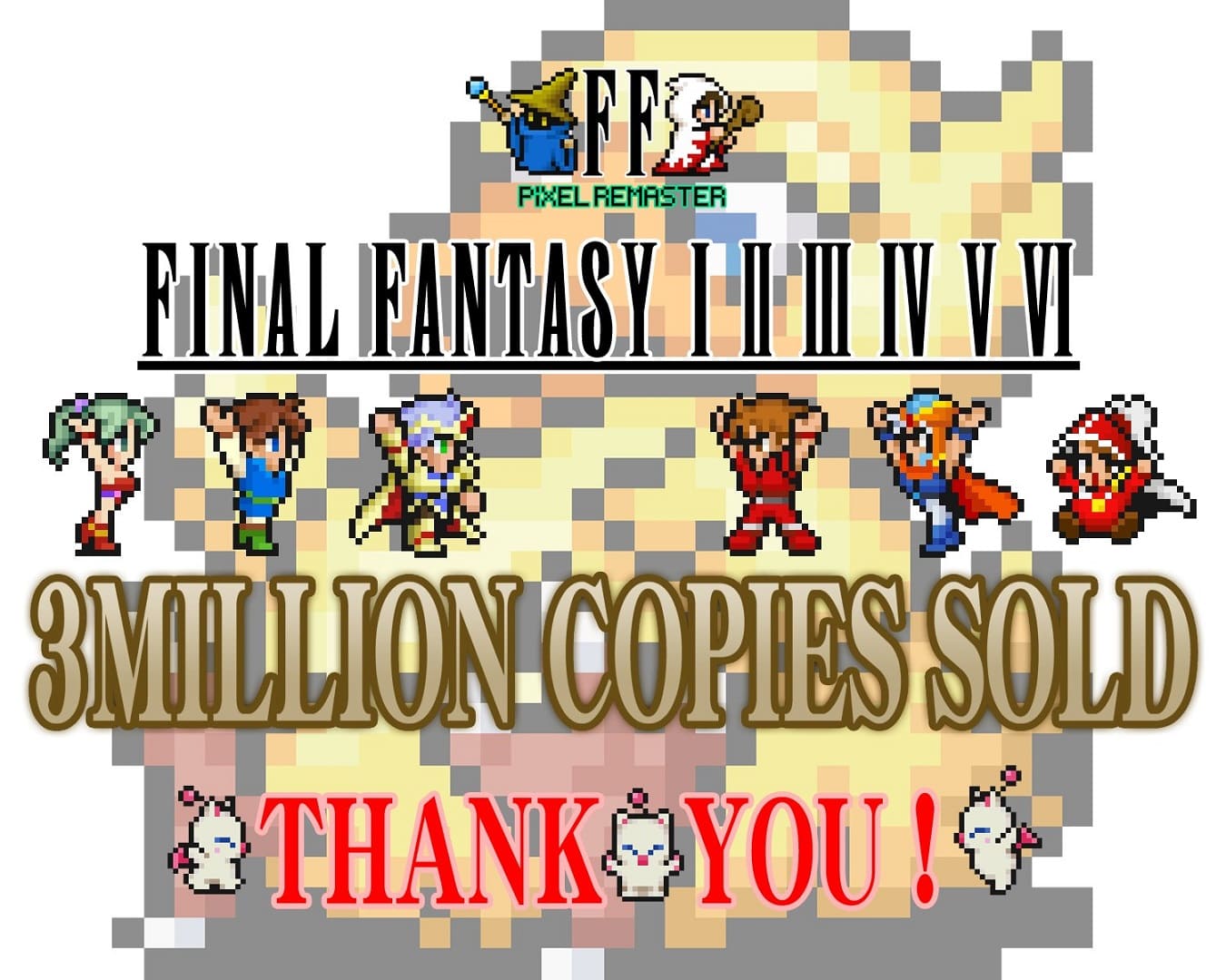 final fantasy pixel remasters 3 million sold  Image of final fantasy pixel remasters 3 million sold