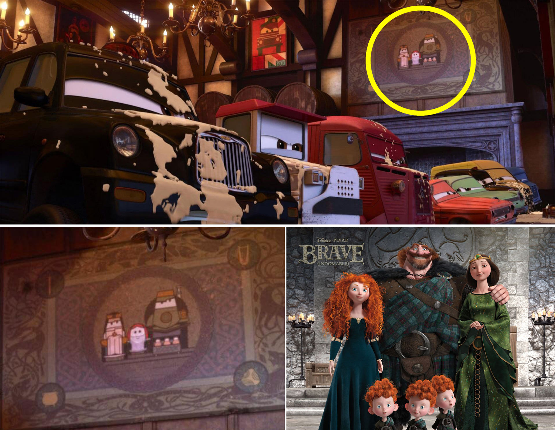 تصویری از خانواده مریدا در انیمیشن ماشین‌ها ۲