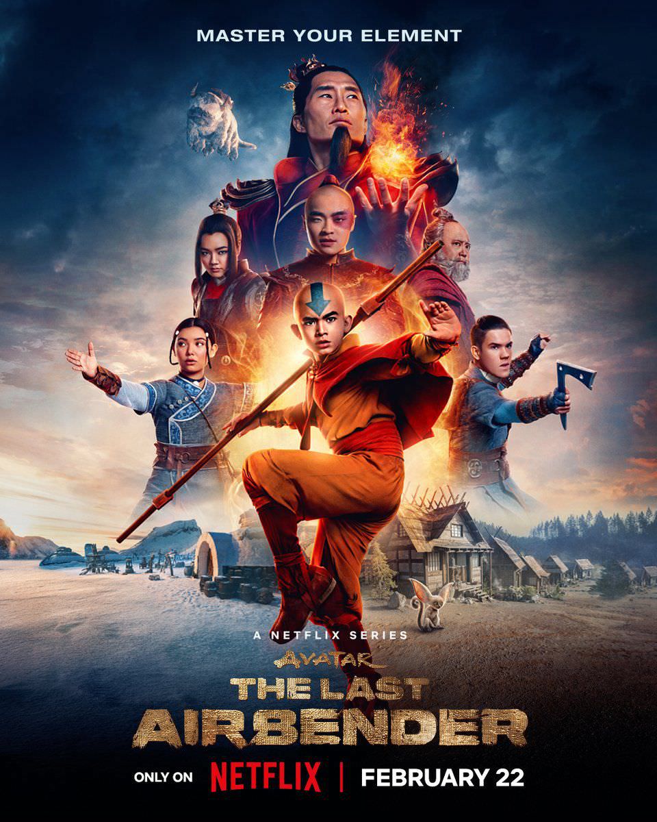 پوستر رسمی جدید سری Avatar: The Last Airbender