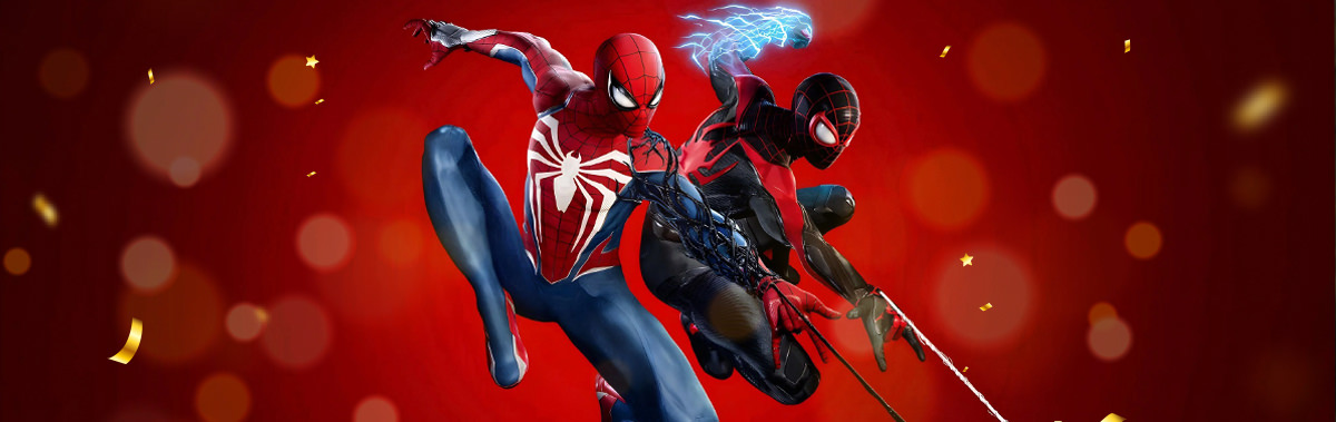 مرد عنکبوتی در پوستر بازی Marvel's Spider-Man 2
