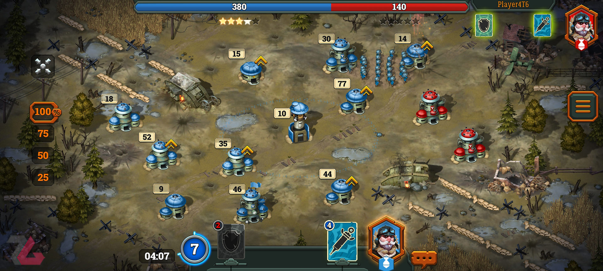 بازی موبایل Bunker Wars