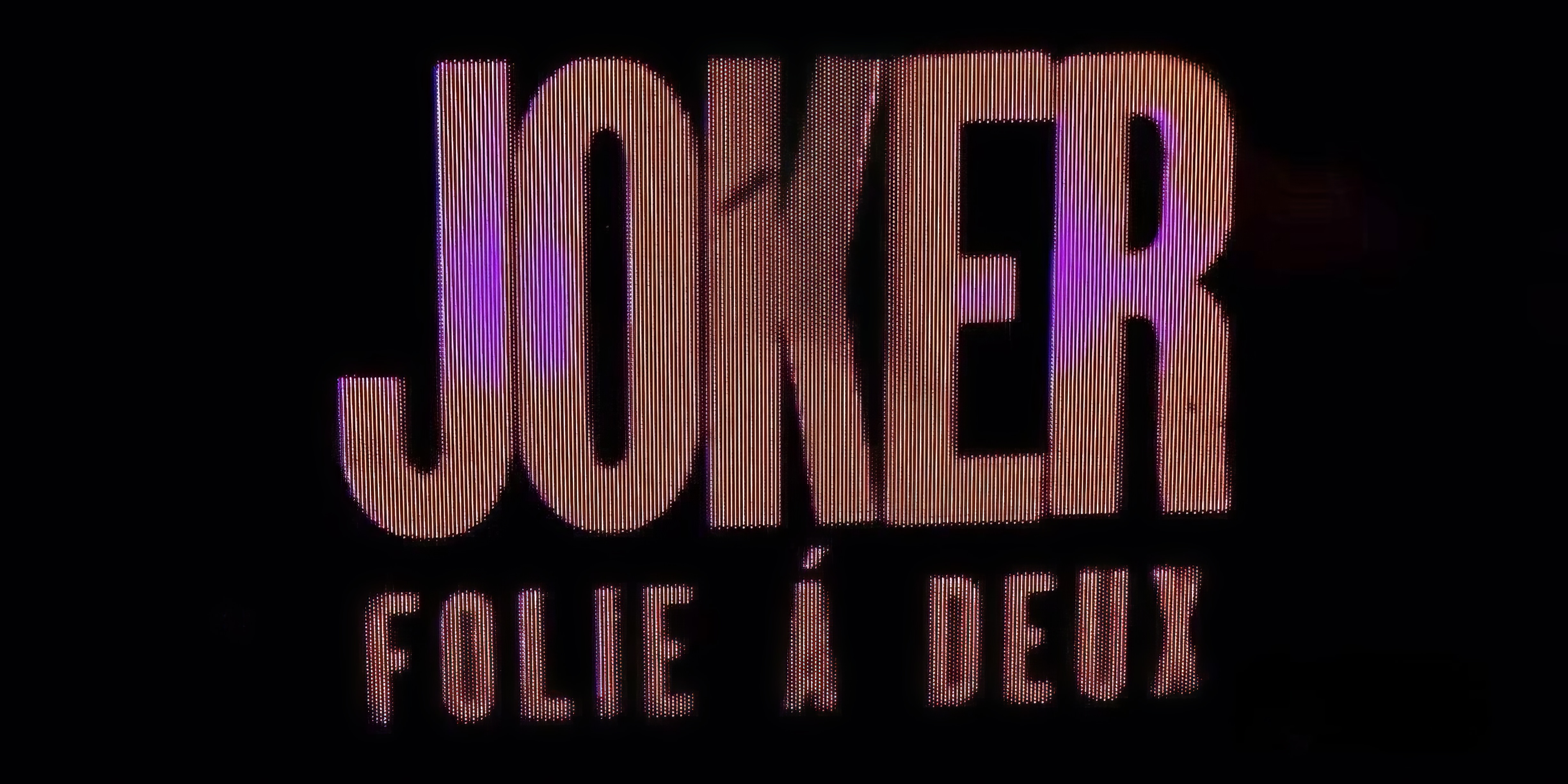 جوکر: Folie à Deux لوگوی رسمی فیلم 