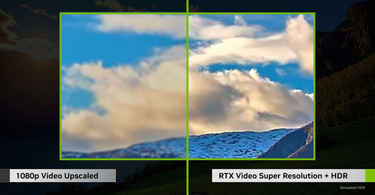 بهبود وضوح ویویدها با تکنولوژی RTX Video HDR
