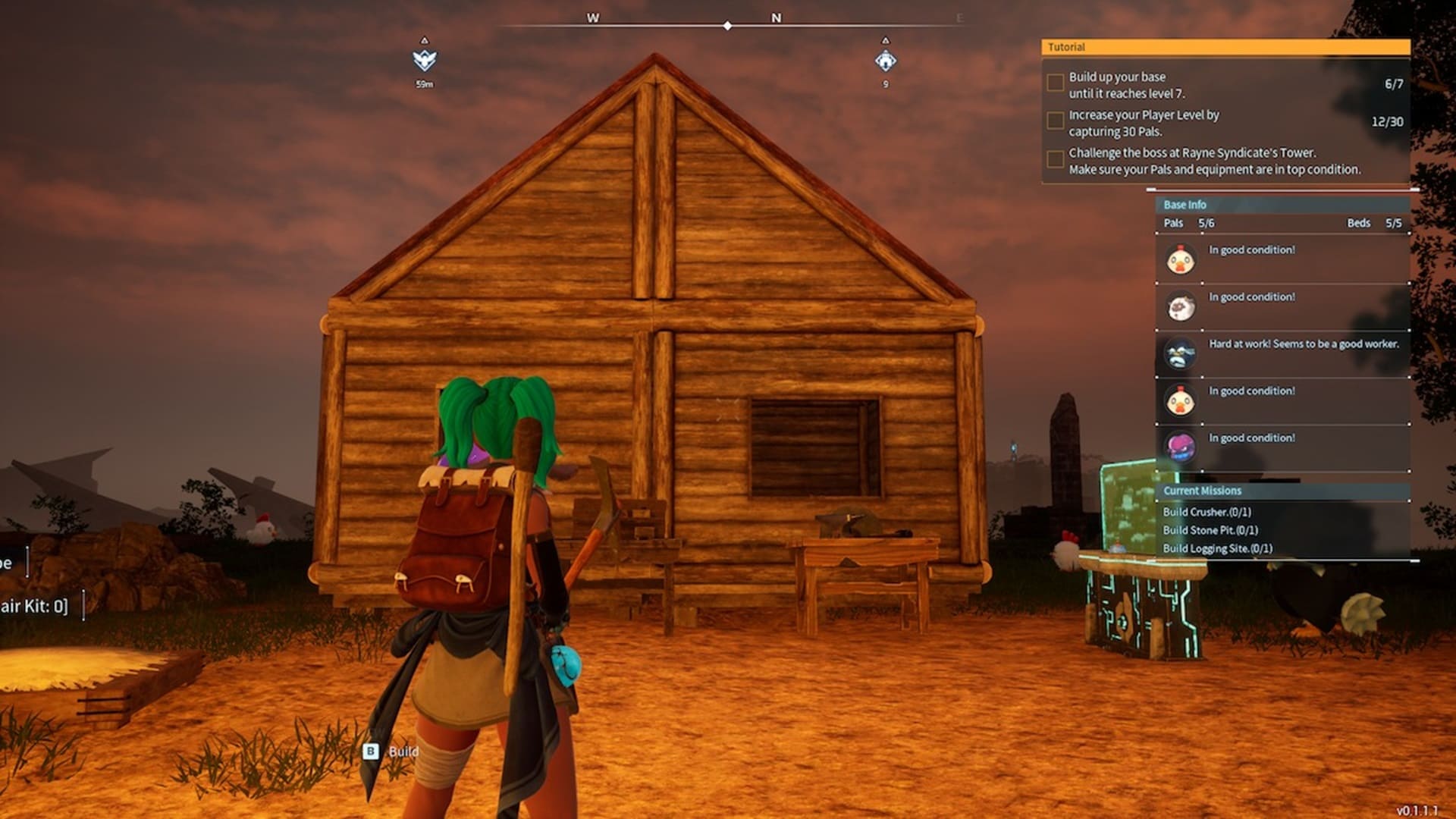 تصویری از یک پایگاه در بازی Palworld