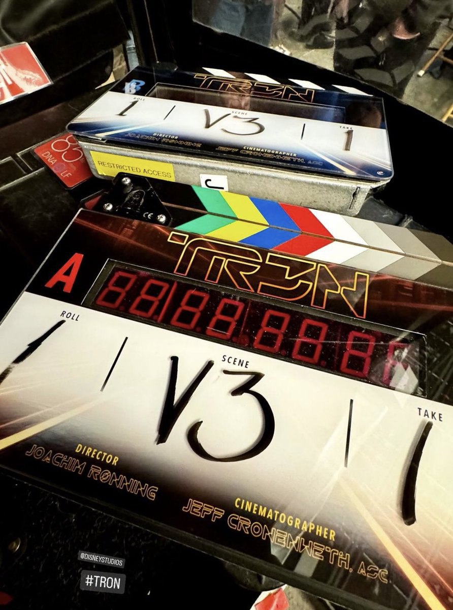مجموعه روز اول فیلمبرداری فیلم Tron 3