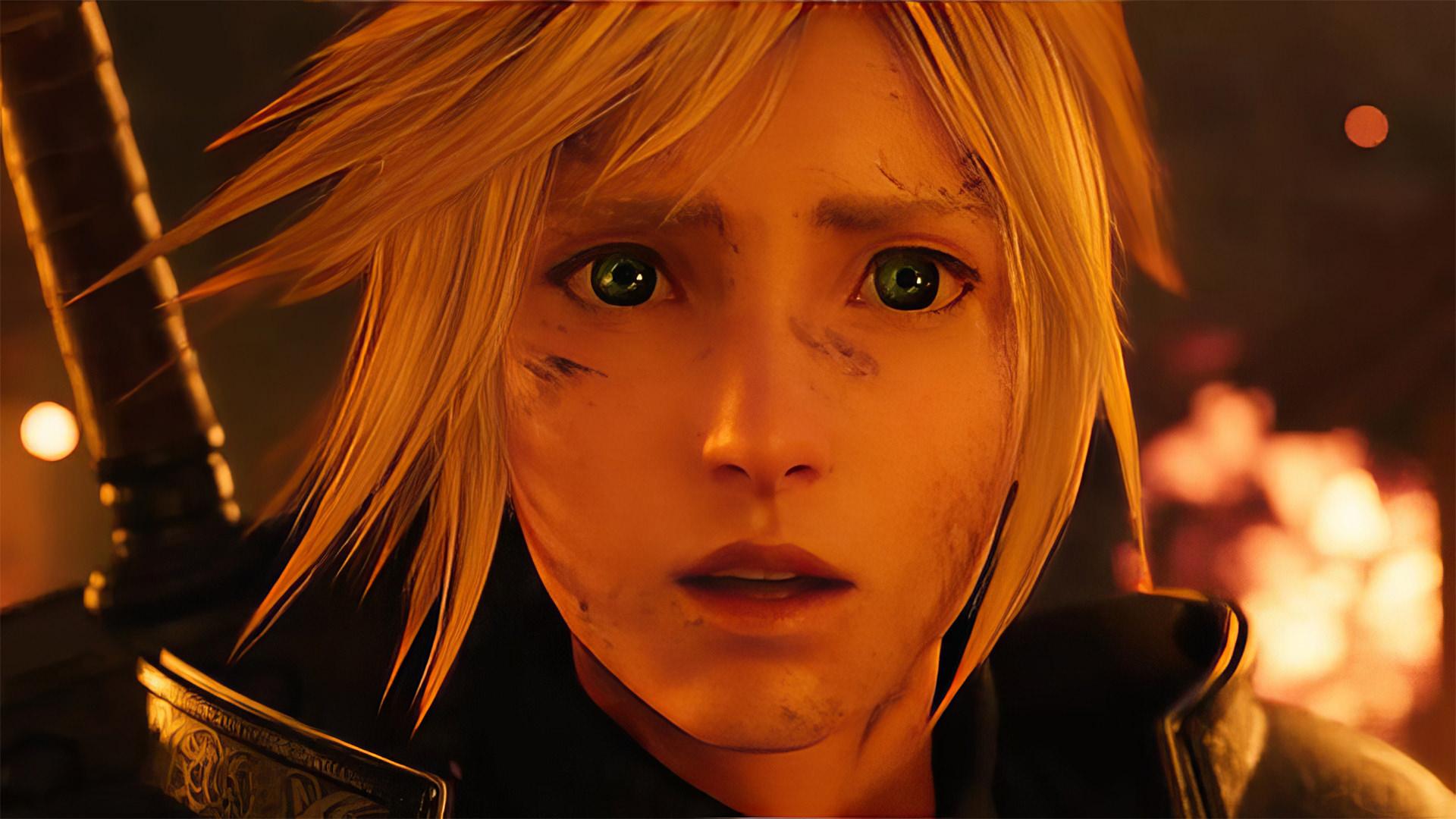 چهره بحت‌زده کاراکتر بازی Final Fantasy 7 Rebirth 
