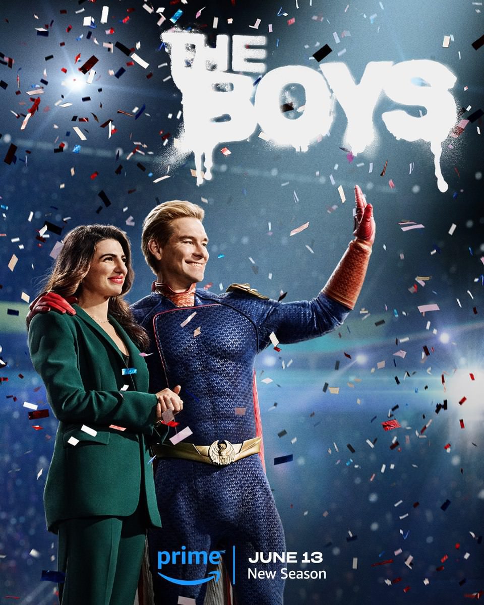 هوملندر و ویکتوریا نیومن در پوستر جدید فصل چهارم سریال The Boys