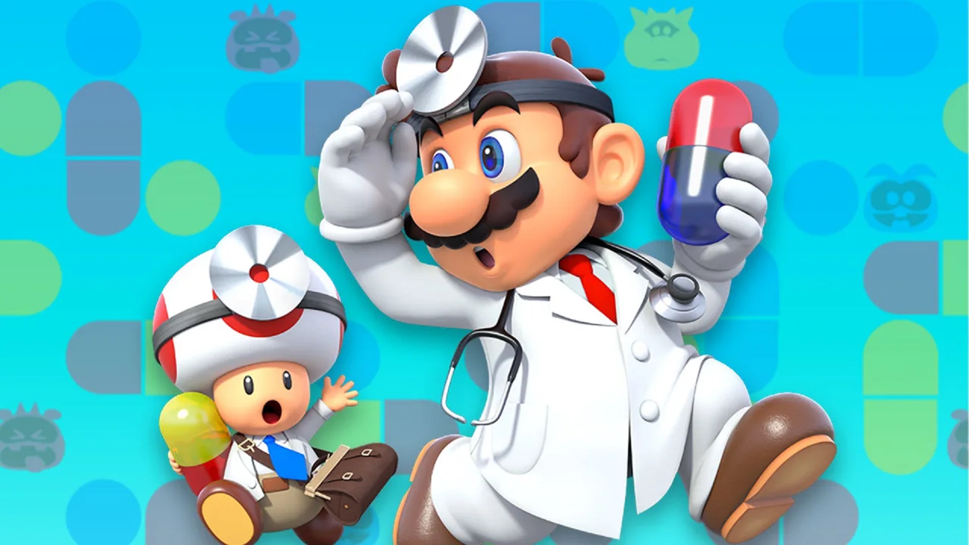 دکتر ماریو با قرص رنگی 