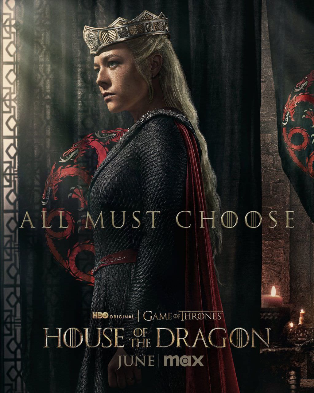 پوستر اما دارسی در فصل دوم House of the Dragon