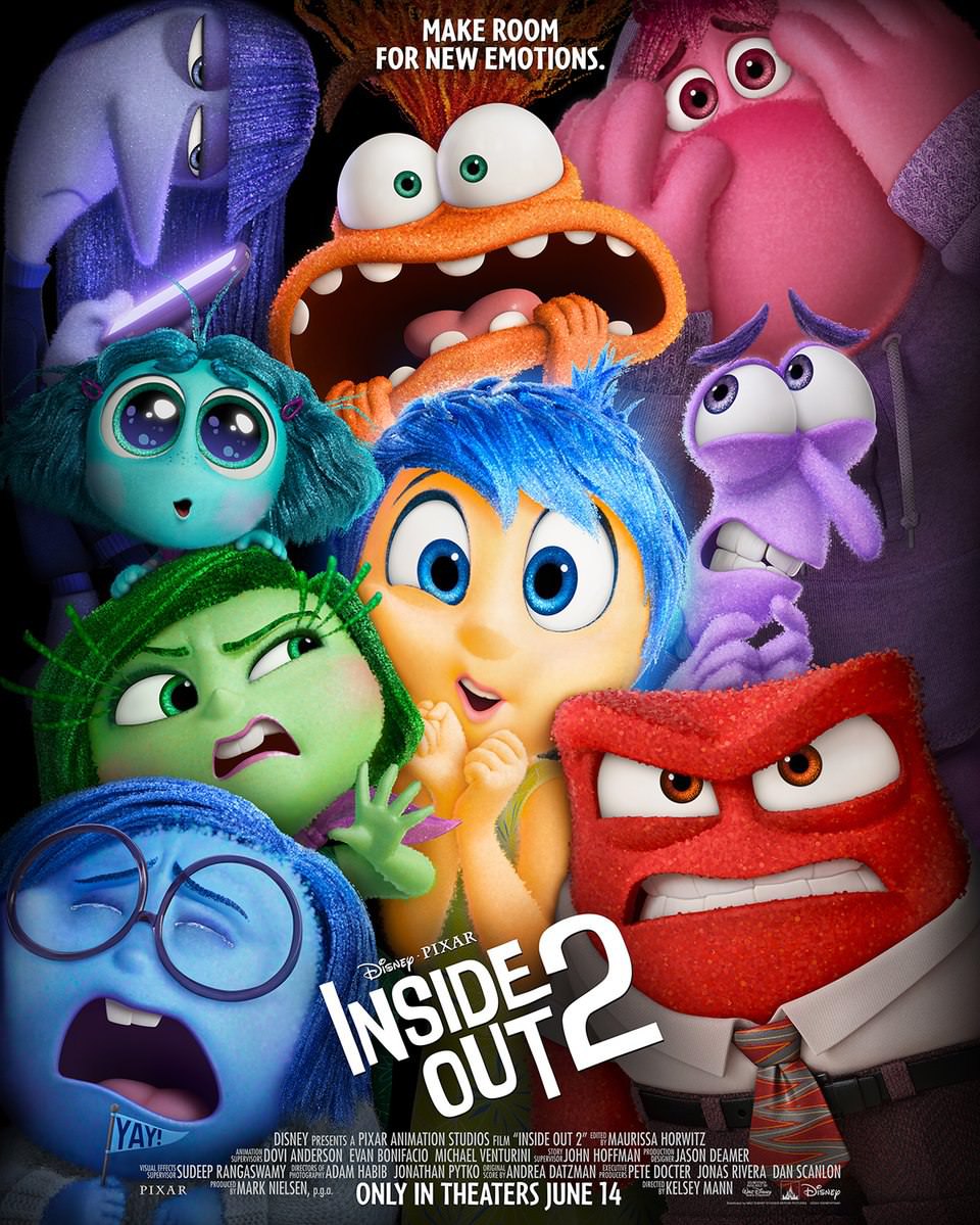 پوستر جدید و رسمی انیمیشن Inside Out 2