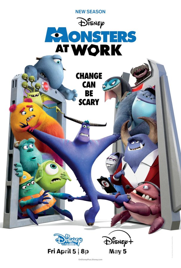 پوستر فصل دوم انیمیشن Monsters at Work