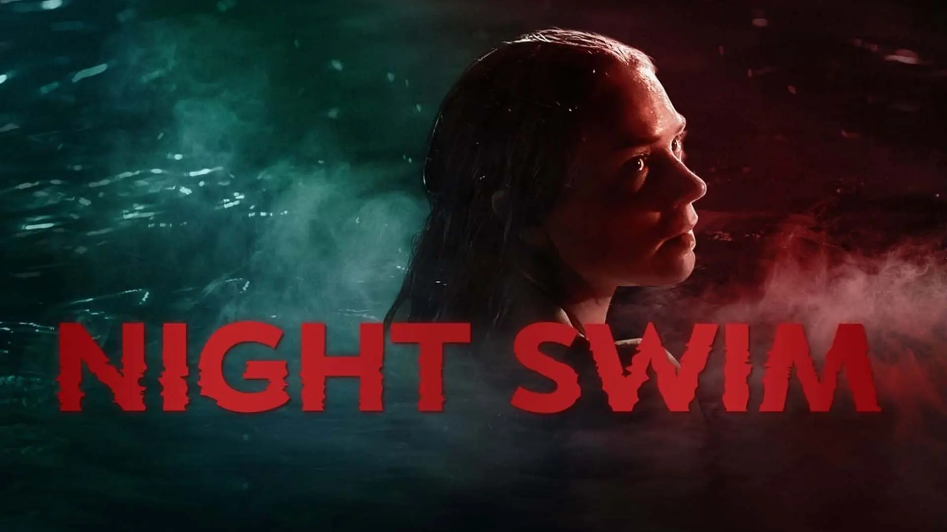 بازیگر فیلم Night Swim در آب در پوستر اصلی فیلم