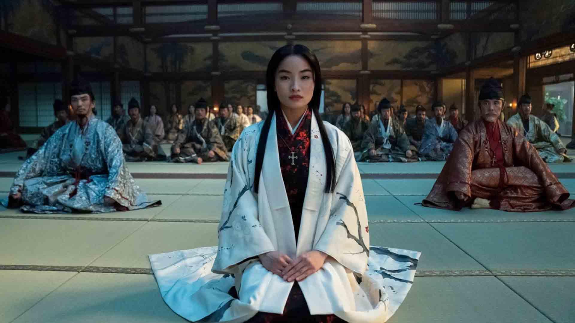 آنا ساوای در نقش بانو تودا ماریکو در سریال shogun