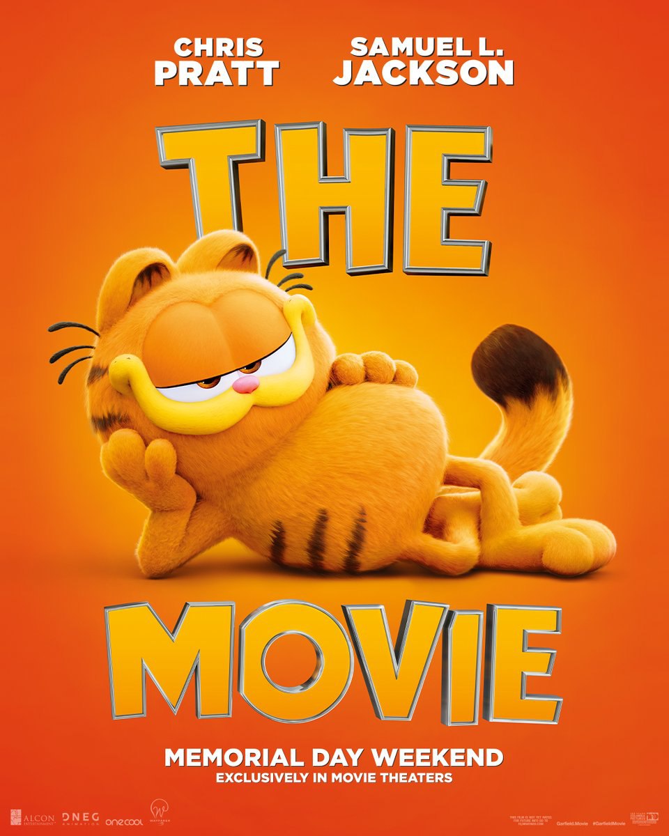 گارفیلد در پوستر جدید انیمیشن The Garfield Movie