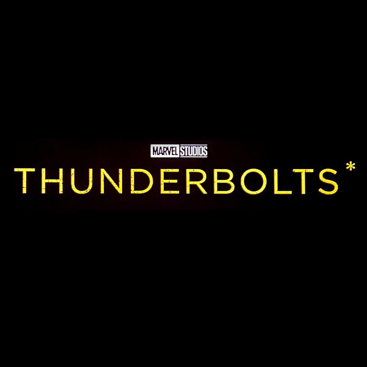لوگوی جدید فیلم *Thunderbolts