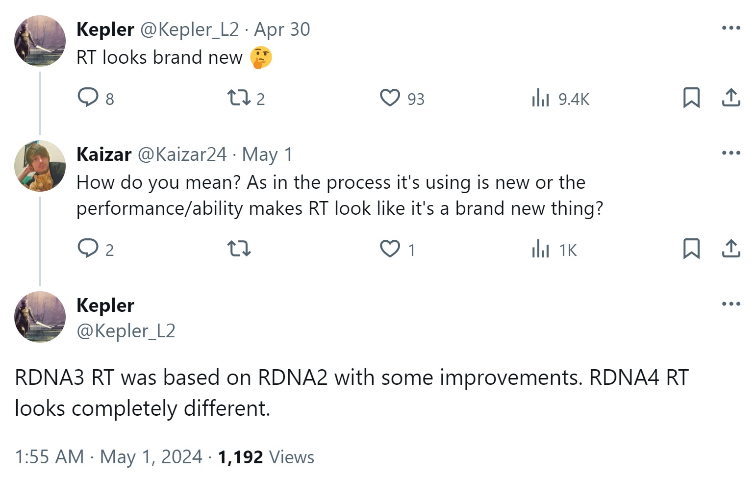 شایعات جدید از ری تریسینگ AMD RDNA4
