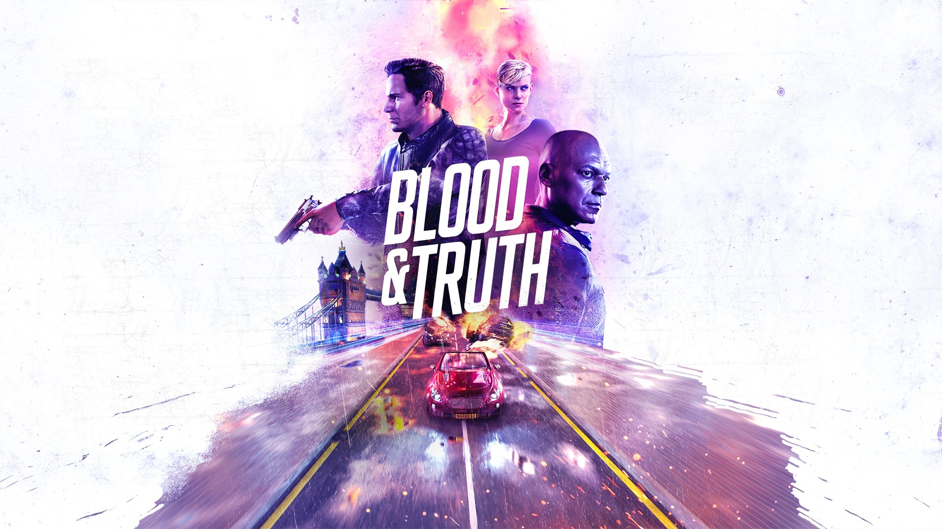 پوستر بازی Blood & Truth با شخصیت های سریال