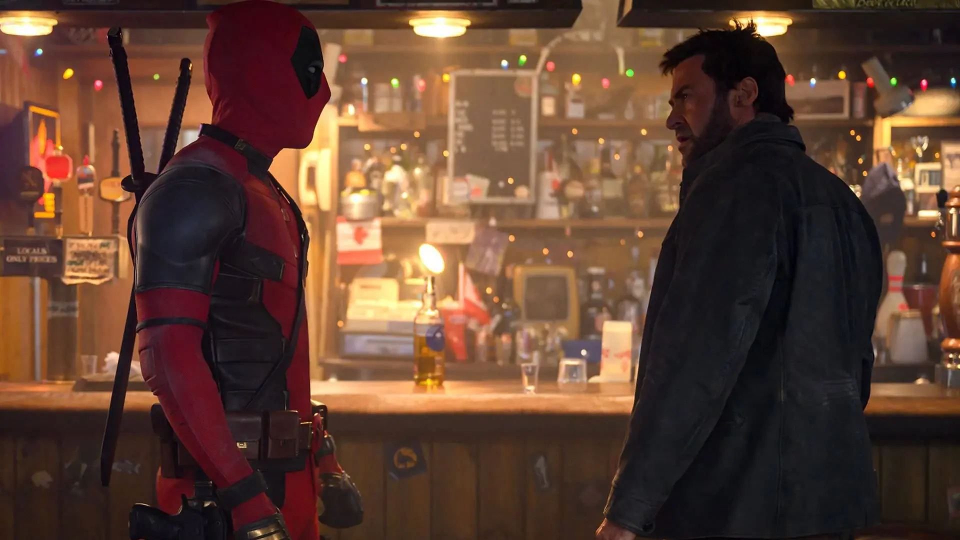صحبت ددپول با ولورین در بار در فیلم Deadpool and Wolverine