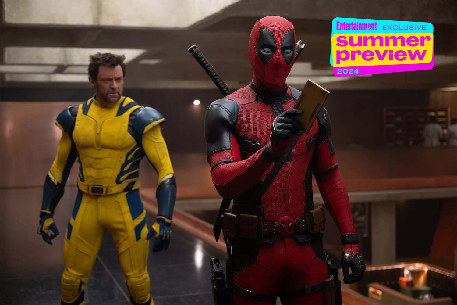 ددپول و ولورین داخل TVA در تصویر فیلم Deadpool and Wolverine 