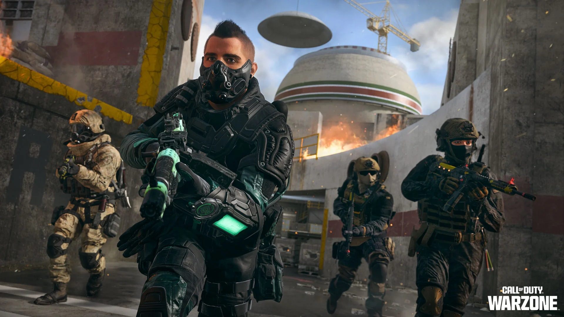 سربازان در Call of Duty: Warzon به میدان نبرد می‌روند