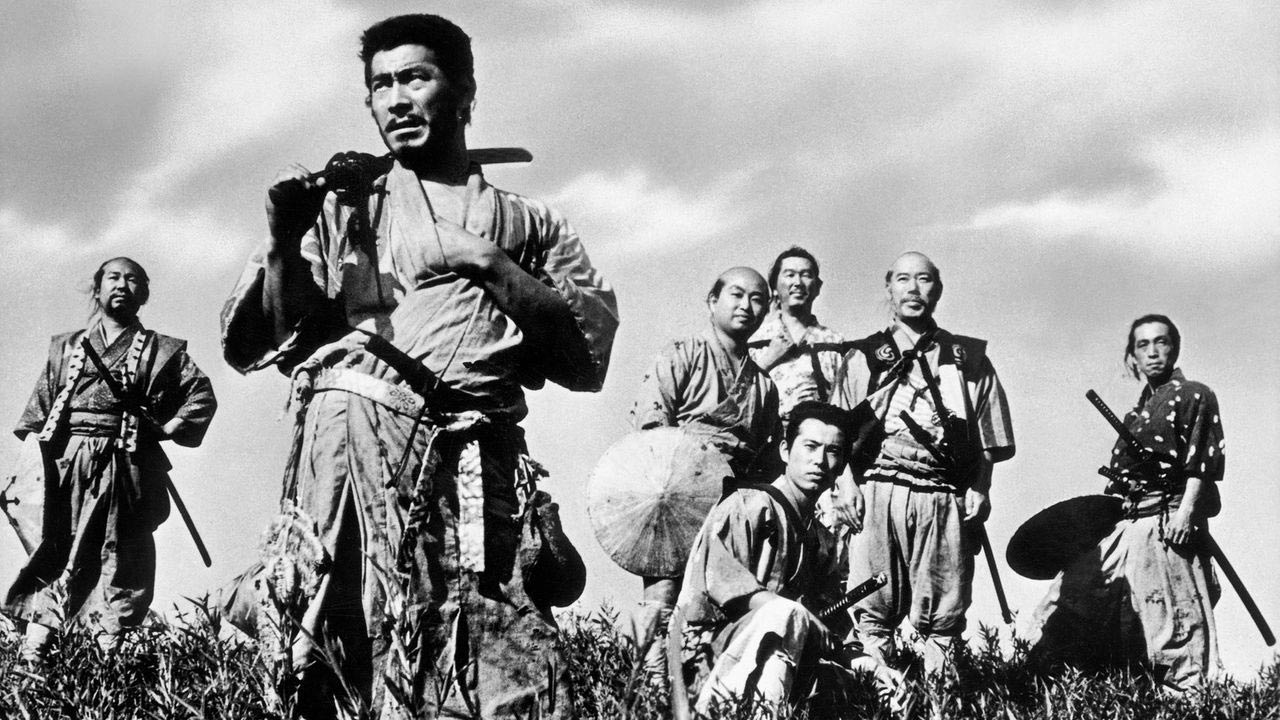 توشیرو میفونه در نقش یکی از هفت ساموریایی دلاور از فیلم هفت سامورایی آکیرا کوروساوا