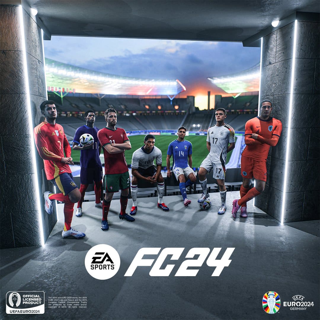 پوستر آپدیت یورو 24 برای EA Sports FC 24