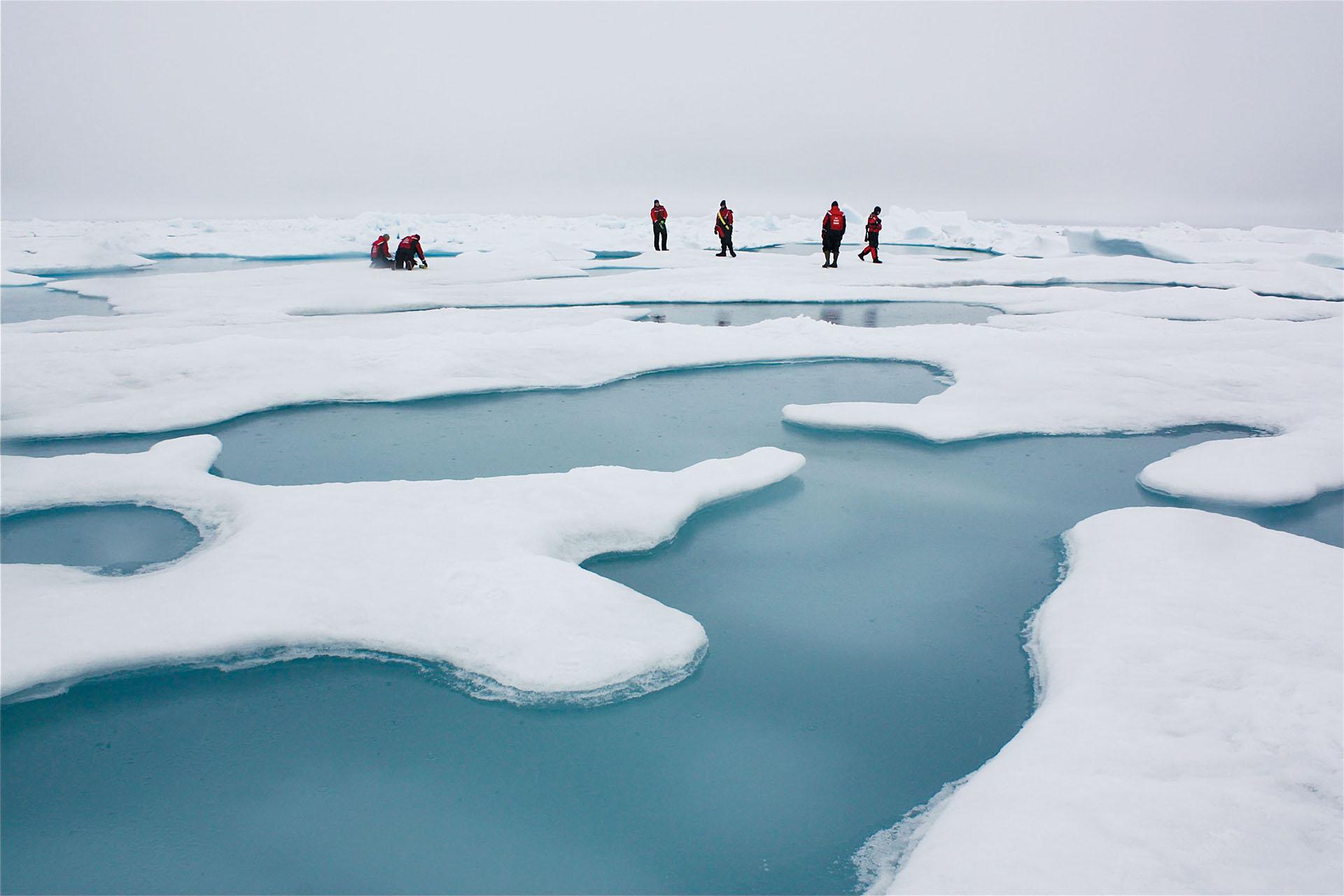آب شدن یخ‌های قطبی در مستند An Inconvenient Truth