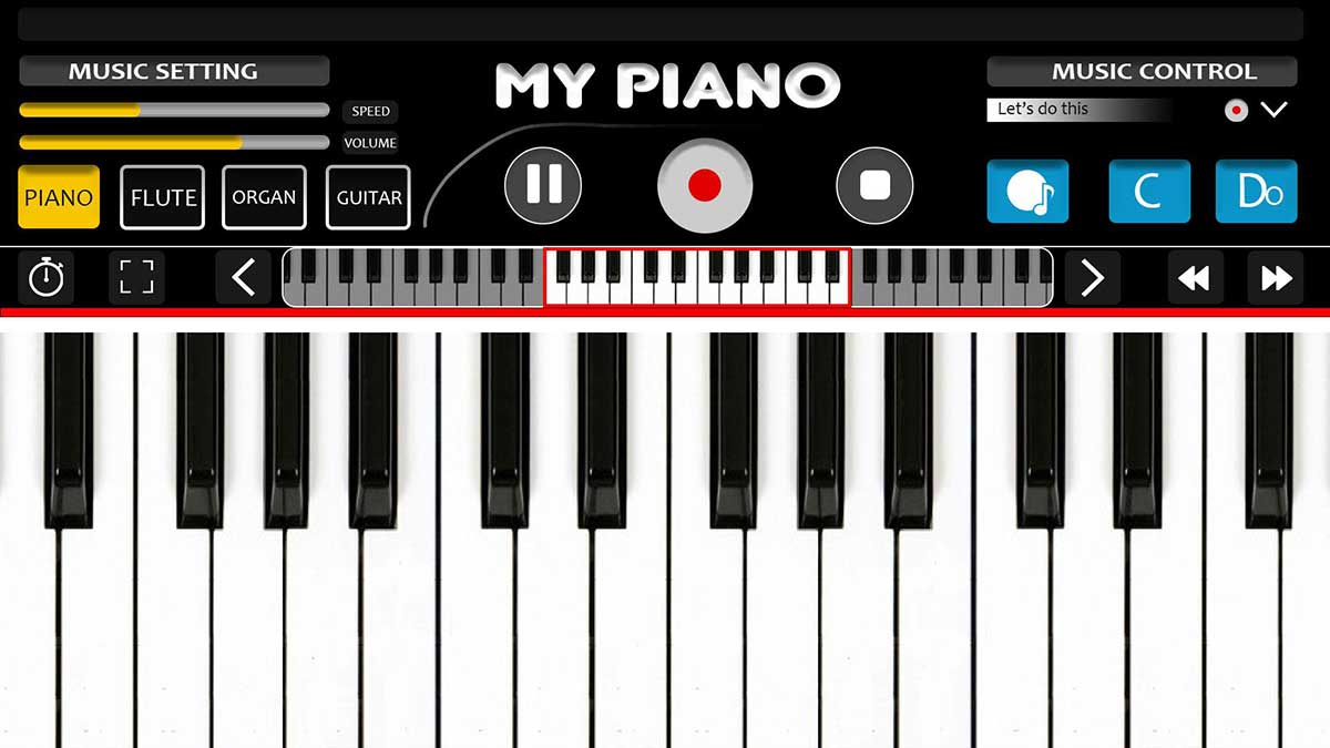 بازی اندروید و آیفون Real Piano