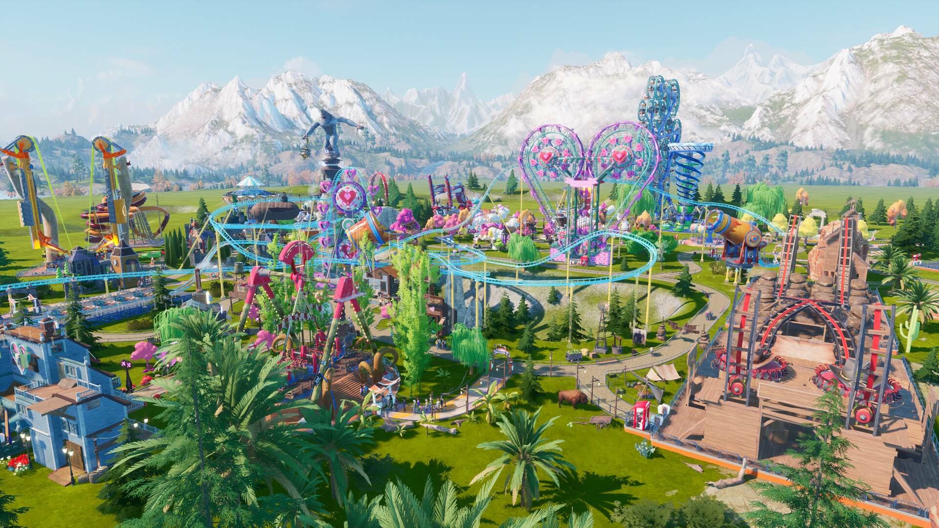 محیط شهربازی در park beyond