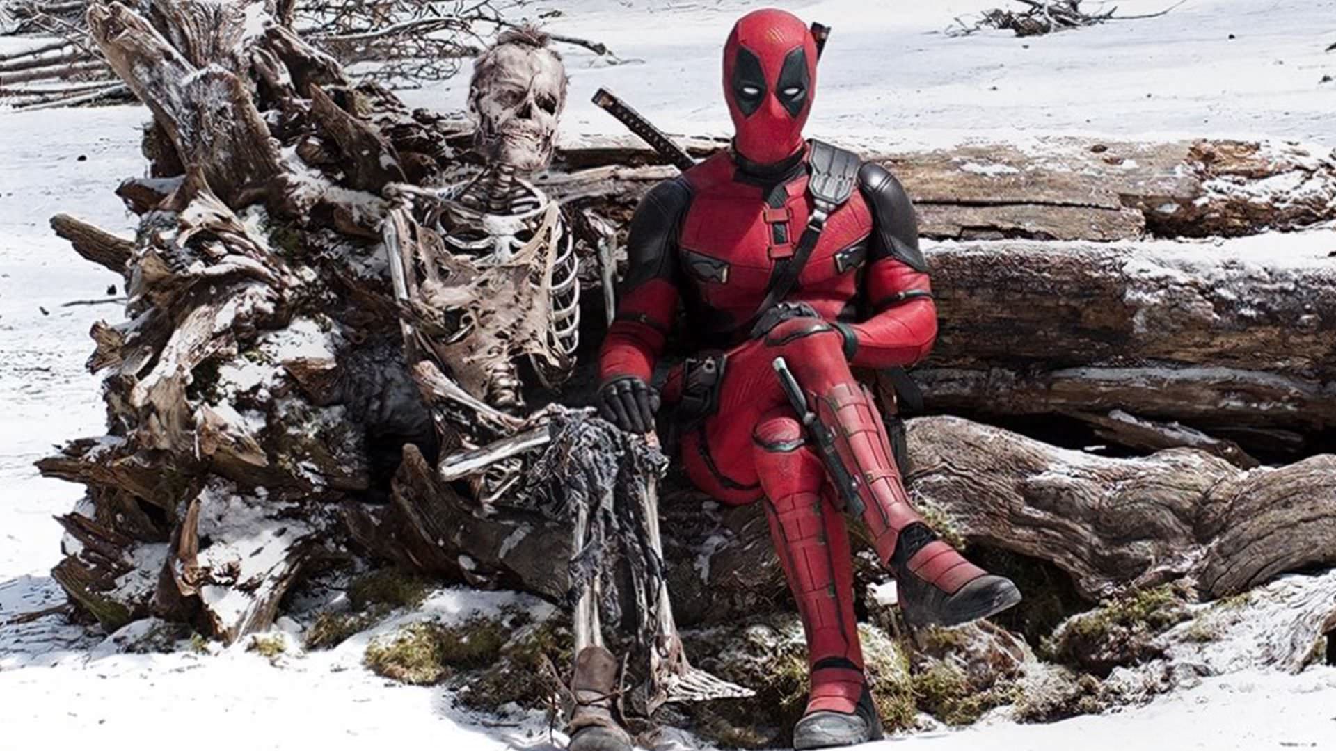 ددپول و اسکلت اوگان در فیلم Deadpool and Wolverine