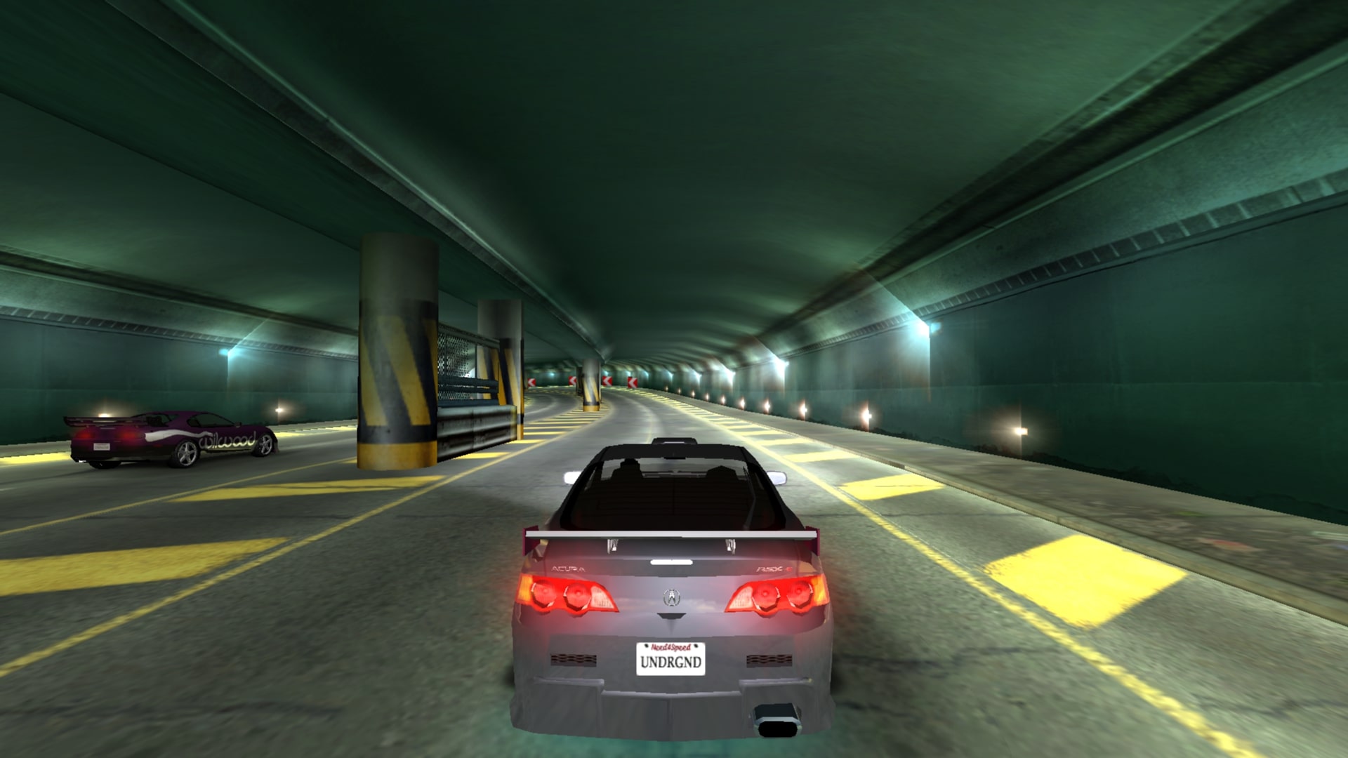 تونل شهری در بازی Need for Speed: Underground