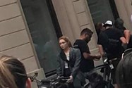 تصاویر پشت صحنه فیلم Black Widow در بوداپست