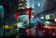 محله چینی‌ها در بازی Cyberpunk 2077