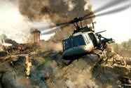 هلیکوپتر آمریکایی در حال جدا شدن از محیط جنگی در Call of Duty Black Ops Cold War
