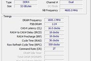 فرکانس فعلی و زمانبندی حافظه در CPU-Z