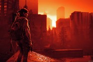 الی در میان ساختمان‌های سیاتل در بازی The Last of Us Part II