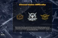 انتخاب میزان سختی مراحل با سه گزینه مختلف در بازی Aces of the Luftwaffe 